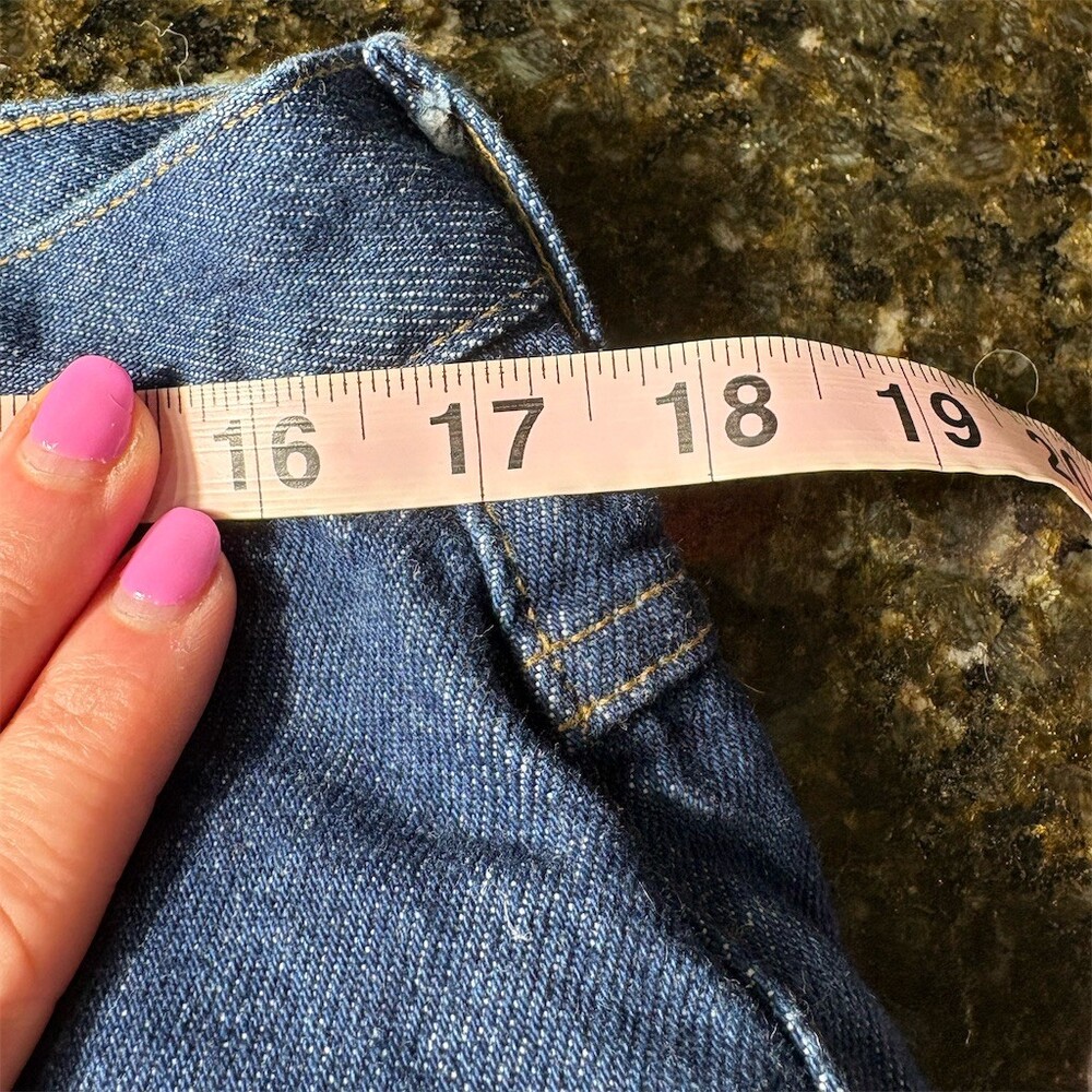 L.L.Bean Jeans Mens 36x26 Dark Blue Denim Straight Leg 5-Pocket Mid Rise - Picture 7 of 9